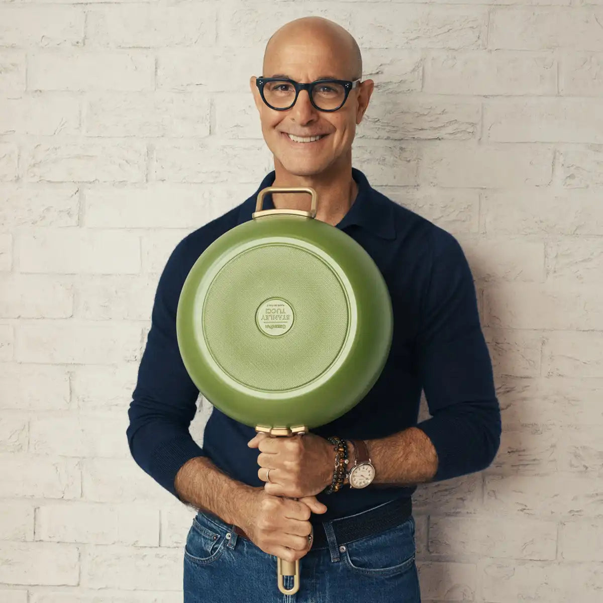 Stanley Tucci™ Ceramic Nonstick 4.5-Quart Stanley Pan Jr. | Tuscan Olive