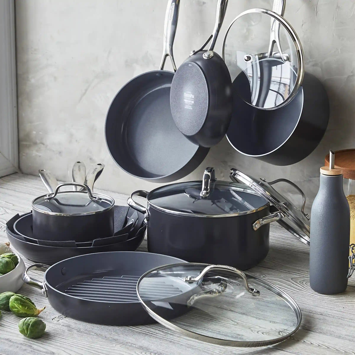 Valencia Pro Ceramic Nonstick 13-Piece Cookware Set