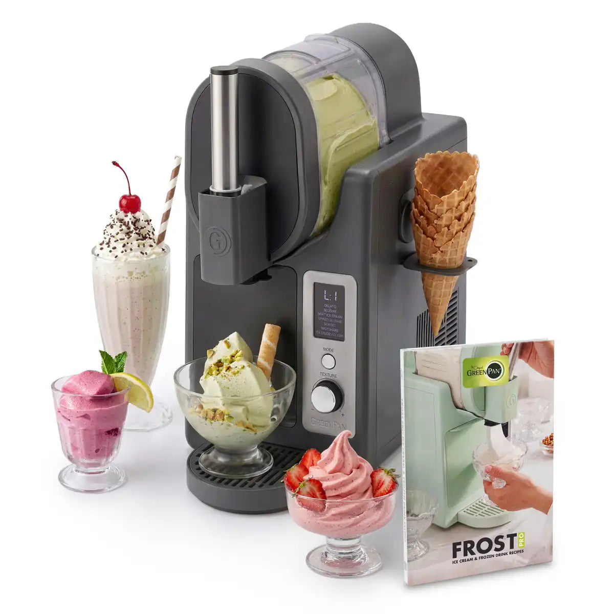 Frost Pro 16-in-1 Ice Cream, Gelato & Frozen Drink Maker | Licorice