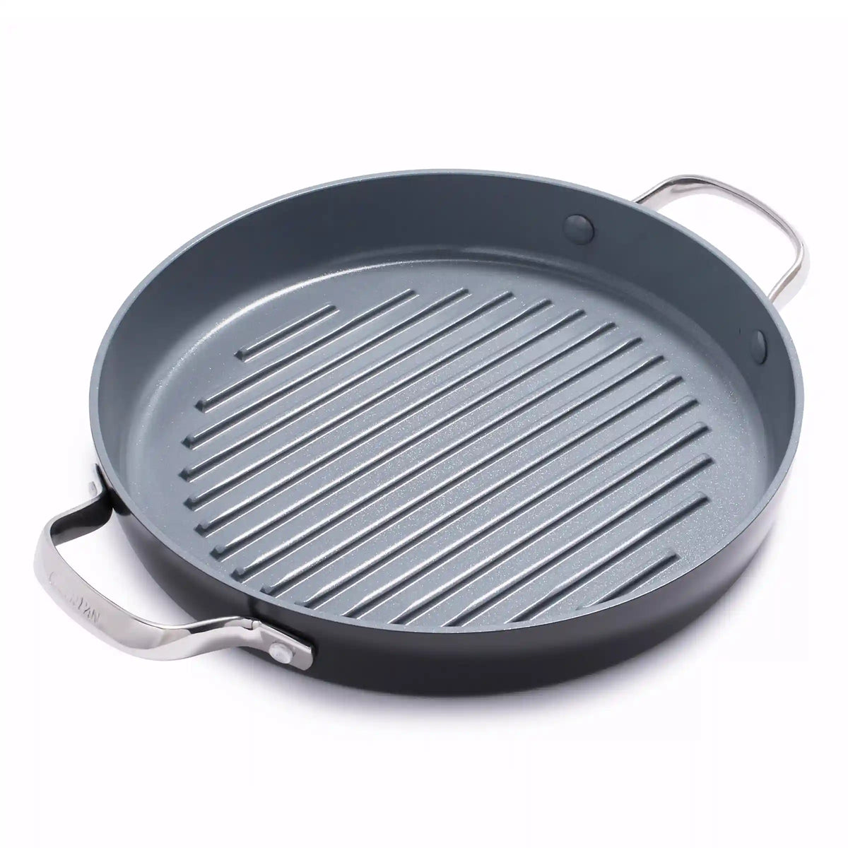 Valencia Pro Ceramic Nonstick 11" Round Grill Pan