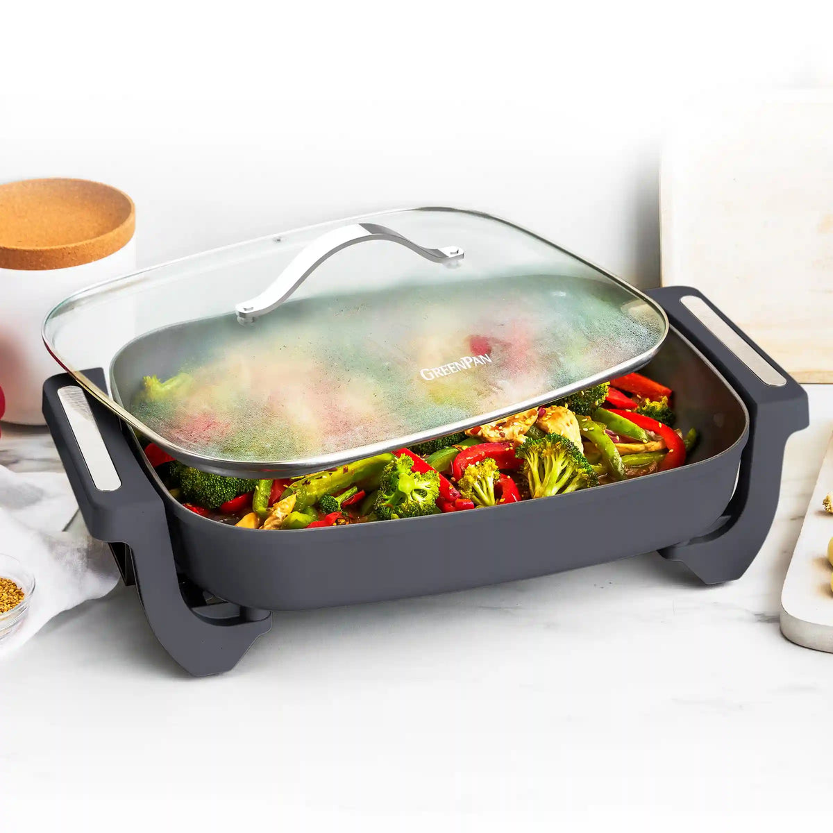 7-Quart Advanced Skillet | Graphite